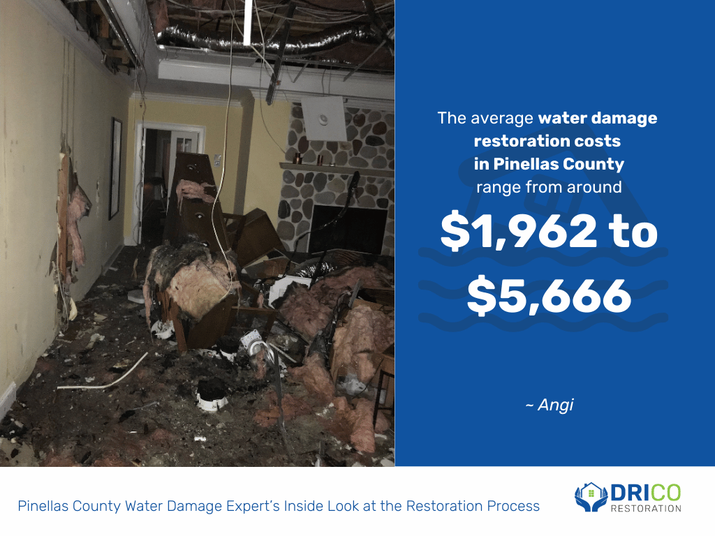 Pinellas County Water Damage Expert’s Inside Look At The Restoration Process 2 Average Water Damage Restoration Cost