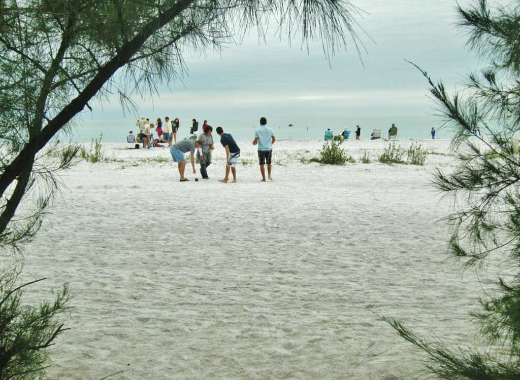 White Sand Beach At Fort De Soto Park, Tierra Verde, Florida