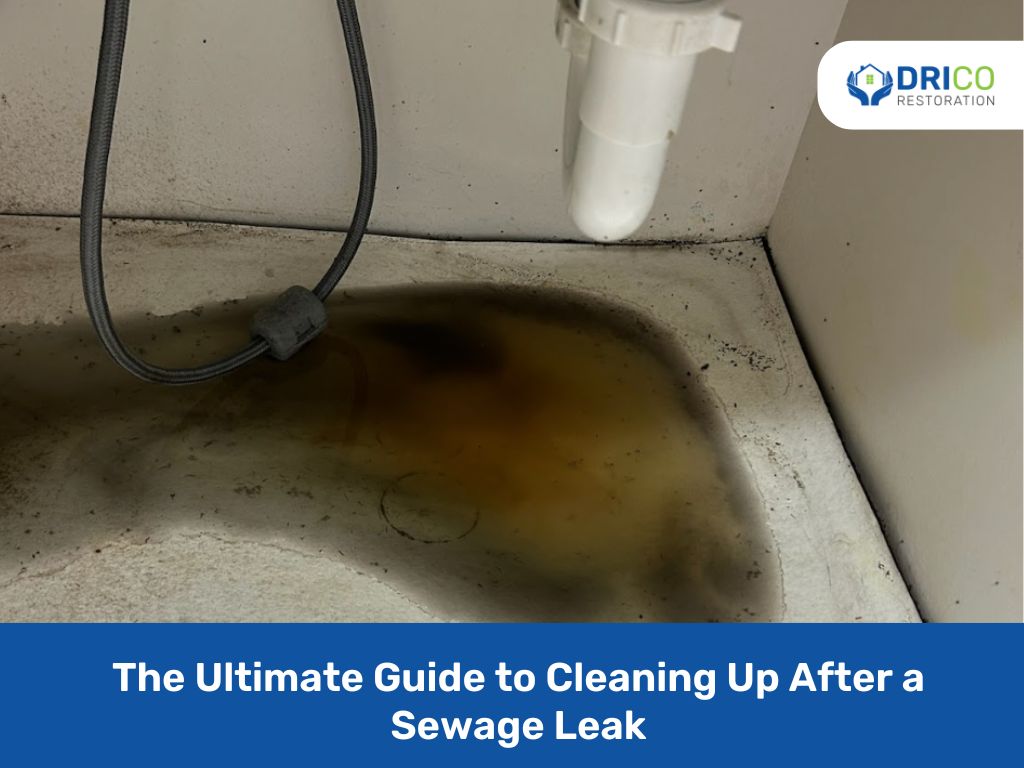 Sewage Leak Clean Up