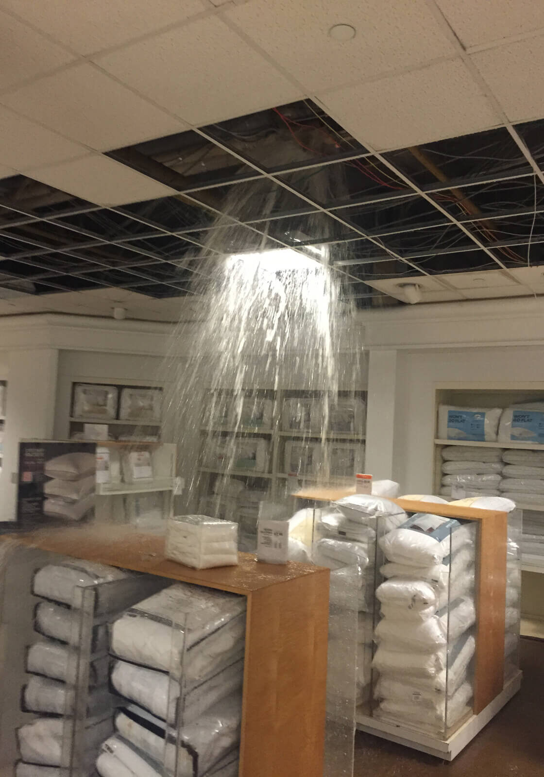Lobby Experiences Flooding