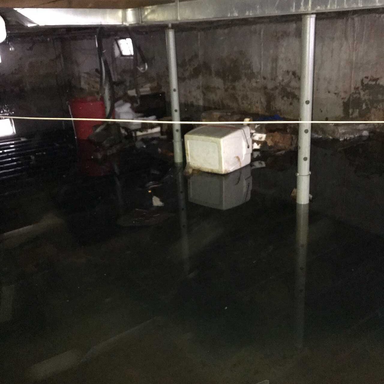 Flooded Basement In Gulfport, Fl